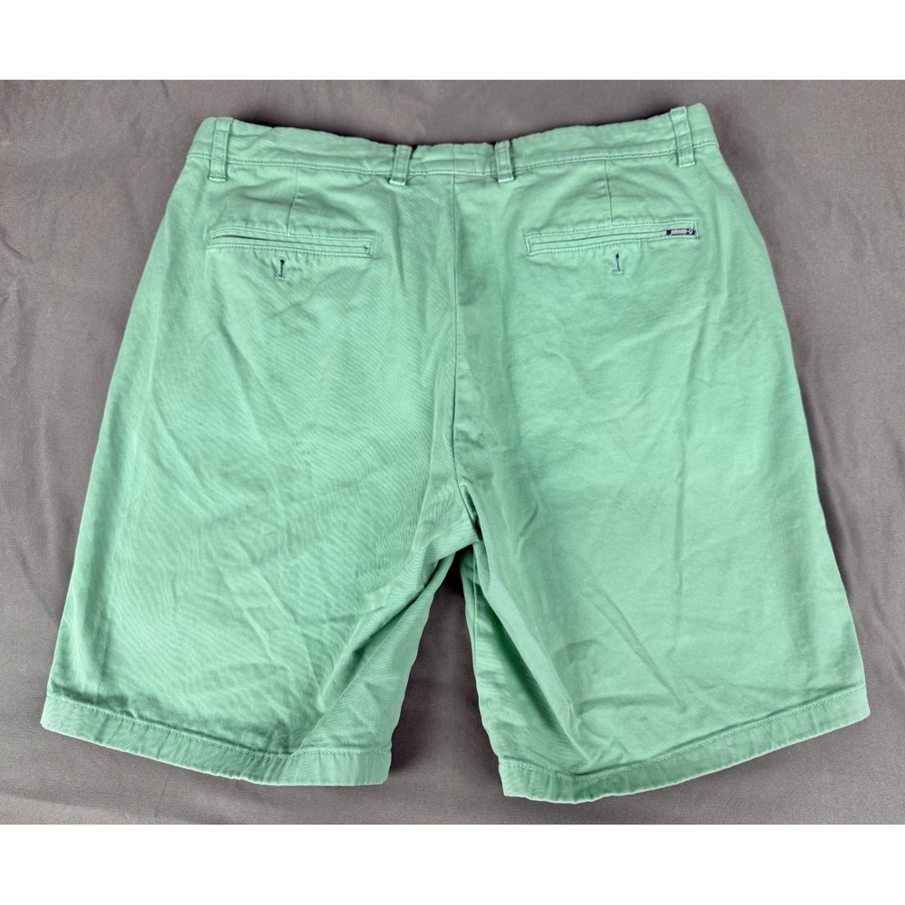 Johnnie-O Neal Men's 34 Shorts Mint Green 9" Stretch Twill Golf Chino - Picture 2 of 8